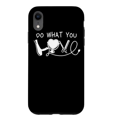 Funny Hairdresser Love Barber Hair Stylist Coiffeur Haircut Case for iPhone XR