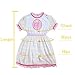 Littleforbig Adult Baby Diaper Lover ABDL Button Crotch Romper Onesie - Daddy's Princess Lacy Dress