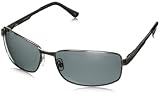 Polaroid P4416S Polarized Rectangular Sunglasses,Gunmetal & Gray Polarized,63 mm