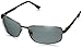 Polaroid P4416S Polarized Rectangular Sunglasses,Gunmetal & Gray Polarized,63 mm