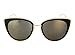 SojoS Womens Fashion Metal Frame Flash Mirror Revo Lens Cat Eye Sunglasses SJ1002 With Gold Frame/Gold Mirror Lens