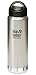 Klean Kanteen Wide Mouth 20 Ounce Insulated Stainless Steel Bottle with Leakproof Loop Cap - Brushed Stainless