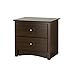 Prepac Sonoma Traditional Nightstand Side Table with 2 Drawers, Functional 2-Drawer Bedside Table 16