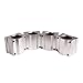 Vktech 4 Pcs SC20UU 20mm Aluminum Linear Motion Ball Bearing Slide Bushing for CNC
