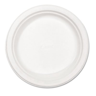 Paper Dinnerware, Plate, 8-3/4" Diameter, White, 500 per Carton