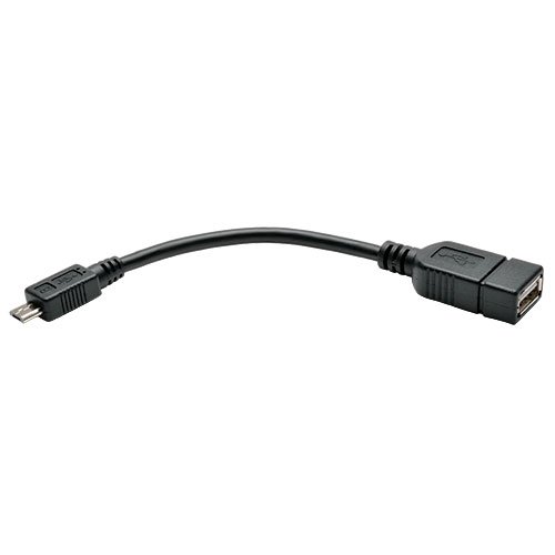TRIPP LITE U052-06N Micro USB to OTG Host Adapter Cable 5-Pin Micro USB A/A M/F 6-IN