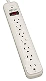 Tripp Lite 7 Outlet Surge Protector Power Strip, Extra Long 12ft Cord, & $25,000 INSURANCE (TLP712)