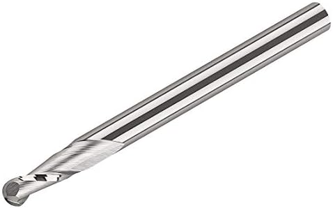 Micro 100 Ball End Mill, 1.60mm Milling Dia., Number of Flutes: 2, 4.80mm Length of Cut, AlTiN, BMRM - BMRM-016-2X