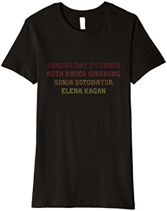 Women's The Women of the Supreme Court T-Shirt Medium Black