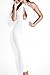 Sunfury Women Sexy Choker Halter Sleeveless Backless Slit Bodycon Midi Dress