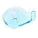 Clear Blue Plastic Super Suction Cup Razor Rack, Bathroom Razor Holder by SKS Express