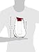 Bormioli Rocco Rolly Jug Container – Modern Glass Pitcher With Ant-Dilution Ice Container, Removable Red Lid & Strong Handle – Water Jug Dispenser For Juice, Iced Tea, Juice, Lemonade (87¼ Ounces)