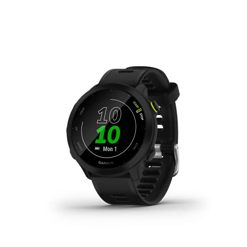 Garmin Forerunner 55, GPS-Laufuhr mit täglich empfohlenen Workouts, bis zu 2 Wochen Akkulaufzeit, Schwarz - 010-02562-00 thumbnail 1