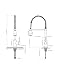 Pacific Bay Rainier Pull-Down Kitchen Sink Faucet (Brushed Satin Nickel)