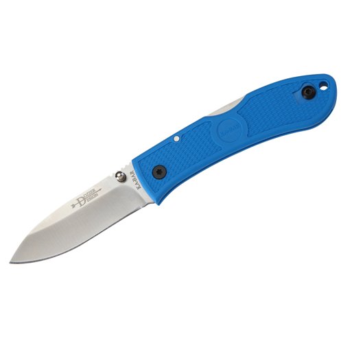 KA-BAR 4062BL, Dozier Folding Hunter, Blue Handle - //coolthings.us