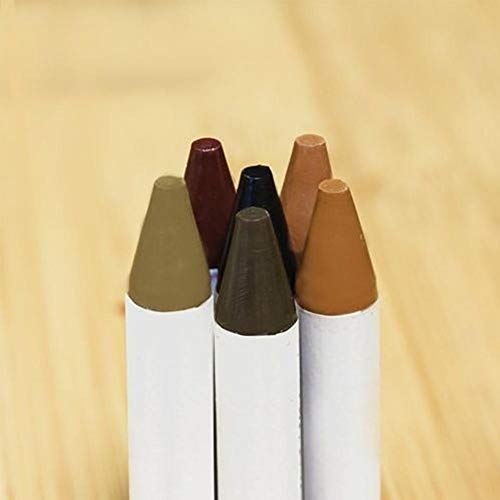 Yunhigh Furniture Markers Touch Up Wood Repair Markers and Wax Sticks Crayons with Sharpener for Stains, Scratches, Wood Floors, Tables, Desks, Carpenters, Bedposts, Touch Ups, Cover Ups - Set of 13