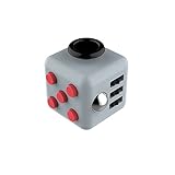 CHIRISEN Fidget Toy Relieves Stress And Anxiety for Children and Adults Anxiety Attention Toy (Gray Red)
