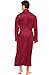 Alexander Del Rossa Men's Lightweight Satin Robe, Long Kimono, Medium Burgundy (A0720BRGMD)
