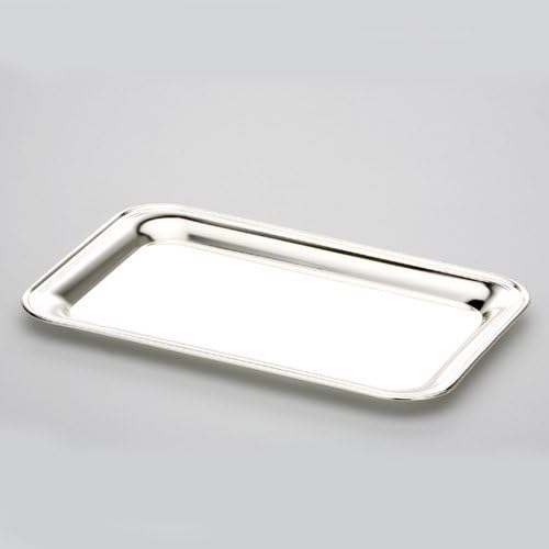 Dekolust Tray Rectangular Metal Silver
