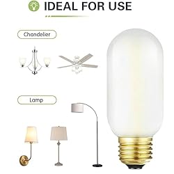 Leools T14 LED Bulb,4W E26 LED Bulb Dimmable