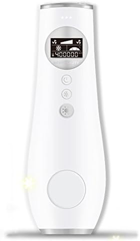 ZENGAI Painless hair removal Household permanent whole body Shaving Underarm Private parts Photon (300,000 times) 8 gears freezing point Epilation Synchronize Instruments ( Color : White )