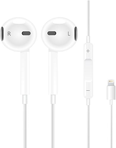 Lightning Earphones,ACGEADE With Microphone Earbuds Stereo Headphones and Noise Isolating headset Made for iPhone 7/7 Plus iPhone8/8Plus iPhone X (Bluetooth Connectivity) Earphones