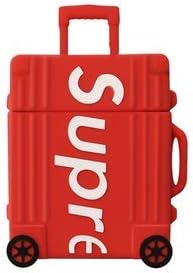 Airpod Case Airpod Case Compatible Full Protective Luxury Hard Case Premium Quality Fashion Hypebeast Designer Inspired (Red)