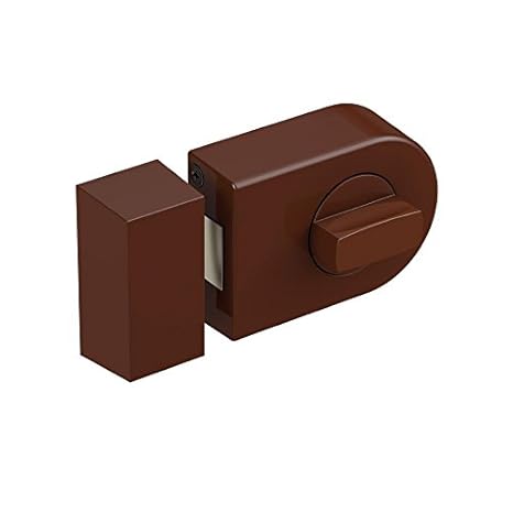 Basi® Kastenzusatzschloss KS500 Tür-Zusatzschloss verschiedene Farben Sicherheitsschloss R1303-0204, Braun