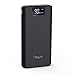 Gogyre 21200mAh Portable Charger High Capacity Power Bank with Boston Cells 2-Port USB Powerbank Digital Display External Battery Pack for iPhone 7 6s 6 iPad Samsung (Black)