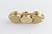 WeFidget's Premium Metal Fidget Spinners, EDC Spinners, Table Top Design, Relieve your Stress, Anxiety, ADHD, and Boredom! (Brass)