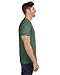 Hanes Men's Cotton Nano V-Neck T-Shirt,Vintage Green,Large