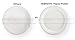 TABNOVO Paper Plates Heavy Duty 9 inches 100 Count Eco-friendly Disposable Dinner Plates Classic White (100 Count)