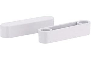 Rubbermaid 6.8 in. H x 4.5 in. W x .5 in. L Plastic Rod Spacer Cap 2 pk