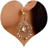 Sither Dangling Crystal Earrings for Women Drop Crystal Pendant Earrings Chandelier Earrings Jewelry for Halloween Christmas Gift