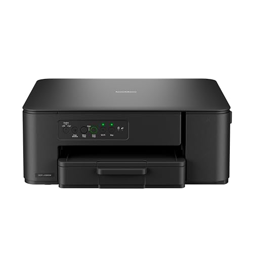 Brother DCP-J1260W Impresora de inyeccion de tinta inalambrica A4 | todo en uno (impresion/copia/escaneo) | Wi-Fi/USB 2.0 | A4 | Impresion dúplex | Fotos | Tintas incluidas | Enchufe britanico