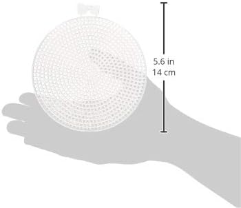 Darice Round Plastic Canvas, Clear, 18 x 13 x 4 cm, 4 Inches - Image 5