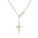 925 Sterling Silver Infinity Cross Religious Pendant Necklace