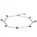 Silver Masters 925 Sterling Silver Chain Anklet Bracelt