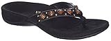 Vionic Women's Floriana Arch Support Flip Flop Black 9 M US