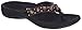 Vionic Women's Rest Floriana Toepost Sandal - Ladies Flip Flops with Concealed Orthotic Support Black Croco 9 M US