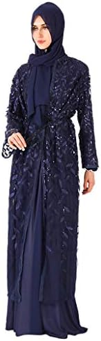 Muslim Dresses for Women,Muslim Abaya with Waist Belt,Muslim Women Dress Islamic Long Sleeve Maxi Abaya Kaftan Arab Clothes