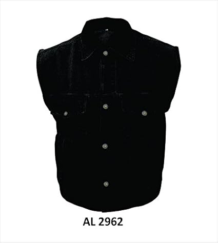 black denim vest amazon