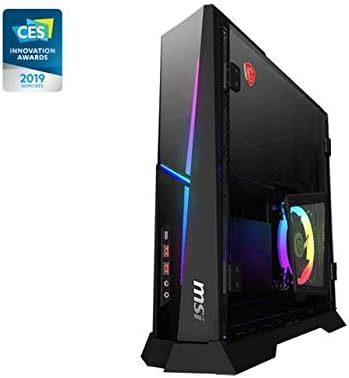 MSI Trident X Plus | TRIDENTX062 | 9SE-062US Intel Core i9-9900K 3.6GHz/ 16GB DDR4/ 2TB HDD + 512GB SSD/RTX 2080 Ventus/Windows 10 Home Desktop PC (Black-RGB)