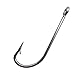 HW Stainless Steel Saltwater Fishing Hook 34007 O'shaughnessy Forged Fishing Hook Extra Strong for Saltwater Freshwater Fishing Size 1/0-10/0