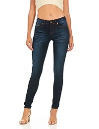 Funda Jeans para dama Juniors Mid Rise Slim Fit elástico Skinny Jeans