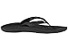 OLUKAI Kulapa Kai Women's Beach Sandals, Quick-Dry Flip-Flop, Water Resistant, Compression Molded Footbed & Wet Grip Soles, Black/Black, 7