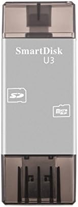Goldwangwang USB3.0 Flash Drive TF SD Card Reader Memory Card Adapter Stick for iPhone 5/5C/5S/6/6Plus and Android Smartphones Silver