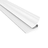 Fasade - 4 ft Decorative Vinyl Inside Corner Trim Matte White