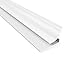 Fasade - 4 ft Decorative Vinyl Inside Corner Trim Matte White