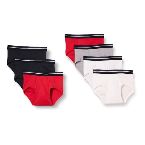 Amazon Essentials Men's Breathable Ribbed Knit Briefs with Elasticized Waistban…